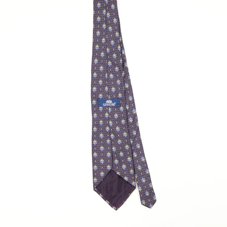 Back Back of Vintage 1990's Stafford Geometric Patterned Tie