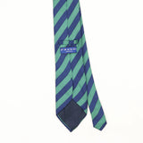 Back Back Detail of Vintage 1990's Frangi Striped Patterned Tie