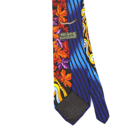 Back Detail of Vintage 1990's Rush Limbaugh Abstract Patterned Tie