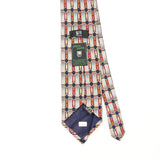 Back Back Detail of Vintage 1990's Pierre Pacha Geometric Patterned Tie