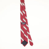 Back Back of Vintage 1980's Striped Patterned Tie