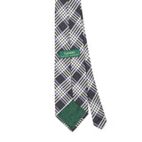 Back Back Detail of Vintage 1990's Ralph Lauren Plaid Check Patterned Tie