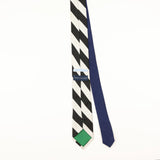Back of Vintage Tommy Hilfiger Striped Patterned Tie
