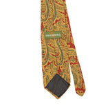 Back Back Detail of Vintage 1990's Paisley Patterned Tie