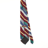 Back of Vintage 1990's Resilio Striped Patterned Tie