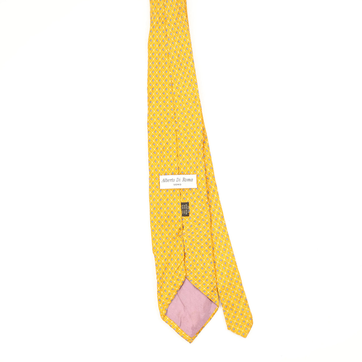 Back Back of Vintage 1990's Geometric Patterned Tie