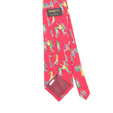 Back Detail of Vintage 1990's Cartoon Patterned Tie
