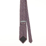 Back of Vintage Perry Ellis Geometric Patterned Tie