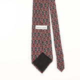 Back Detail of Vintage 1990's Pierre Cardin Geometric Patterned Tie
