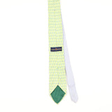Back of Vintage 1990's Tommy Hilfiger Boats Geometric Patterned Tie