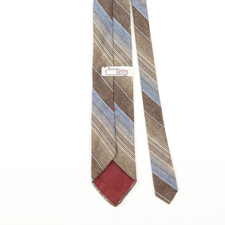 Back Detail of Vintage Striped Patterned Tie