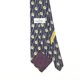 Back Detail of Vintage 1990's Valentino Geometric Patterned Tie