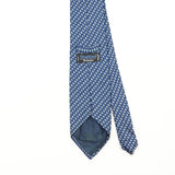 Back Back Detail of Vintage 1990's Tie Rack Geometric Patterned Tie