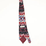 Back Back of Vintage 1990's Pierre Cardin Abstract Patterned Tie