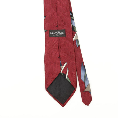 Back Back Detail of Vintage 1990's U.S. Polo Assn. Abstract Patterned Tie
