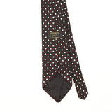 Back Detail of Vintage 1990's Squares Geometric Patterned Tie