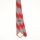 Back Back of Vintage 1980's Sears Striped Patterned Tie