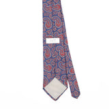 Back Back Detail of Vintage 1990's Paisley Patterned Tie