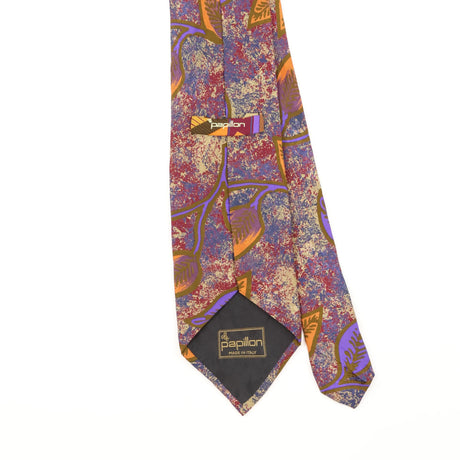Back Detail of Vintage 1990's Abstract Patterned Tie