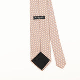Back Detail of Vintage 1990's Azzaro Geometric Patterned Tie