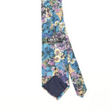 Back Back Detail of Vintage 1990's Liberty of London Tana Lawn Floral Patterned Tie