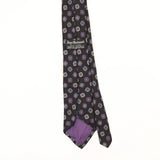 Back Back Detail of Vintage 1980's Geometric Patterned Tie