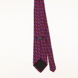 Back of Vintage Dkny Geometric Patterned Tie