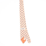 Back Back of Vintage 1990's Bert Pulitzer Foulard Geometric Patterned Tie