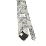 Back Back Detail of Vintage 1990's Yves Saint Laurent Paisley Patterned Tie