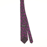 Back of Vintage 1990's Jaeger Paisley Patterned Tie