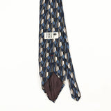 Back Back Detail of Vintage 1990's Geometric Patterned Tie