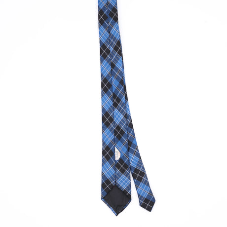 Back Back of Vintage 1990's Tartan Plaids & Checks Patterned Tie
