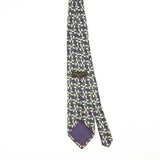 Back Back of Vintage 1990's Geometric Patterned Tie