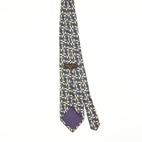 Back Back of Vintage 1990's Geometric Patterned Tie