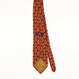 Back of Vintage 1990's Robert Talbott Geometric Patterned Tie
