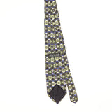 Back Back of Vintage 1990's Zylos Geometric Patterned Tie