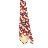 Back of Vintage 1980's Geometric Patterned Tie