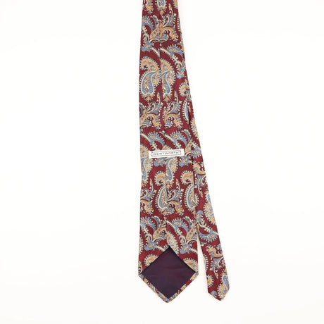 Back of Vintage 1990's Paisley Patterned Tie