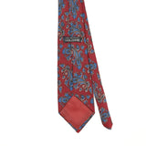 Back Detail of Vintage 1990's Paisley Patterned Tie