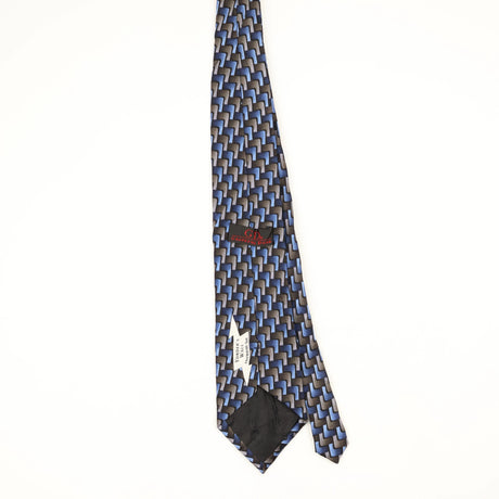 Back Back of Vintage 1990's Grateful Dead Geometric Patterned Tie