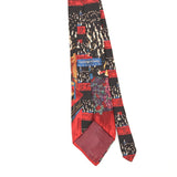 Back Back Detail of Vintage 1990's Cambridge Classics Opera Abstract Patterned Tie