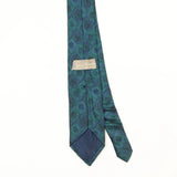 Back Back Detail of Vintage 1990's Paisley Patterned Tie