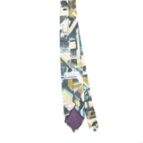 Back Back of Vintage 1990's Abstract Patterned Tie