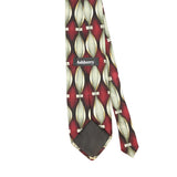Back Back Detail of Vintage 1990's Geometric Patterned Tie