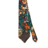 Back Detail of Vintage 1990's Floral Patterned Tie