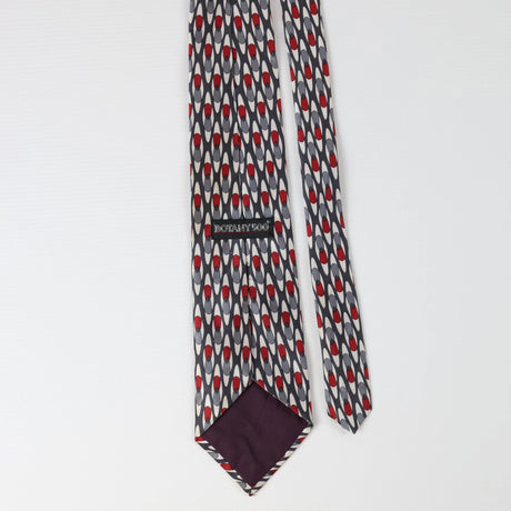 Back of Vintage Botany 500 Geometric Patterned Tie