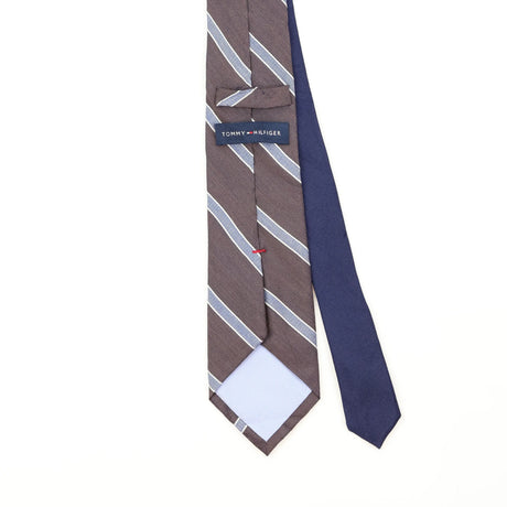 Back Back Detail of Vintage Tommy Hilfiger Striped Patterned Tie