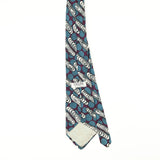 Back of Vintage 1990's Geometric Patterned Tie