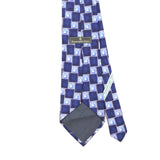 Back Back Detail of Vintage 1990's Ermenegildo Zegna Fruit Geometric Patterned Tie