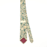 Back of Vintage 1980's Paisley Patterned Tie